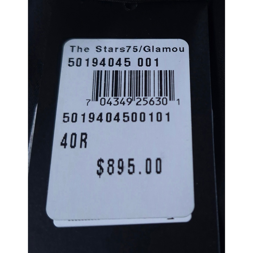 Hugo Boss Mens Tuxedo Jacket Black The Stars75 Glamour3 Wool Blazer 40R NEW - Picture 3 of 16